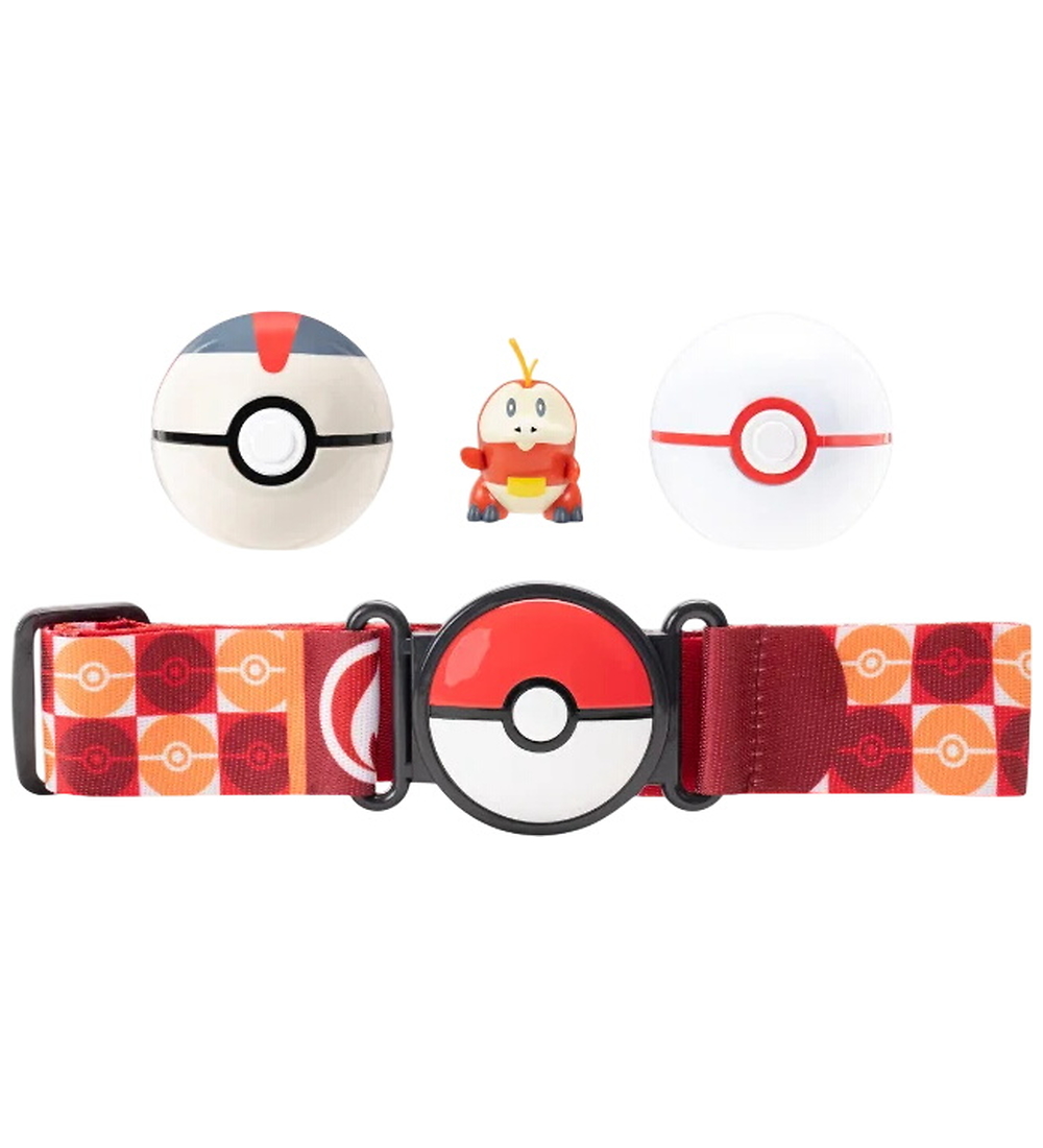 Pokémon Gürtelset - Clip 'N' GO - Fuecoco - Pokémon - One Size - Spielzeugfiguren von Pokémon