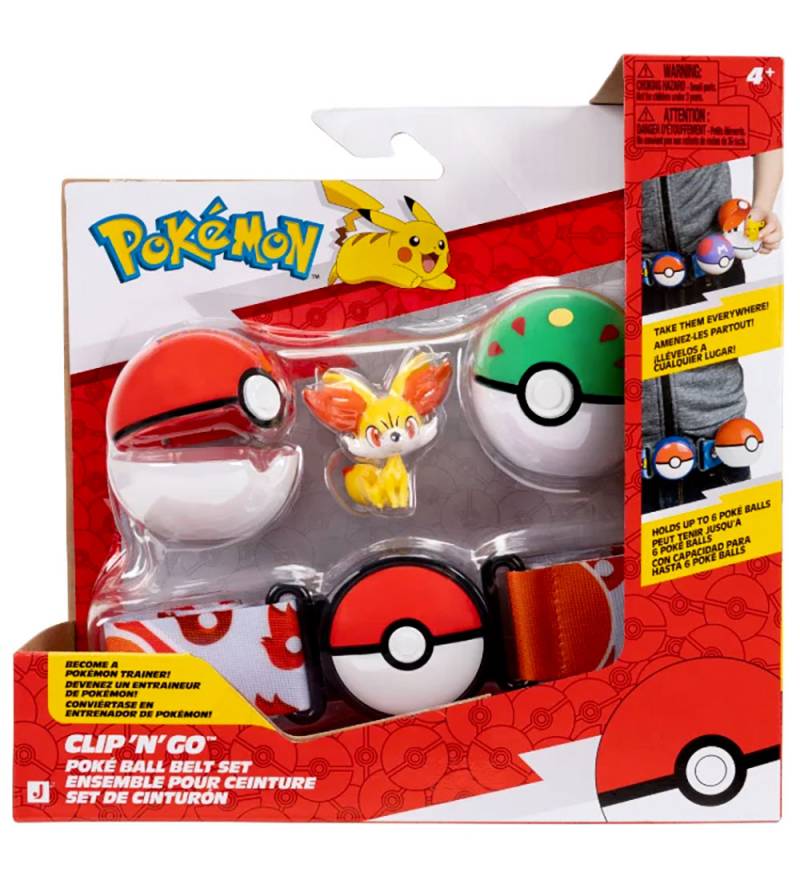 Pokémon Gürtelset - Fenniken - Clip 'N' Go - Pokémon - One Size - Spielzeugfiguren Pokémon Gürtelset - Fenniken - Clip 'N' Go - Pokémon - One Size - Spielzeugfiguren von Pokémon
