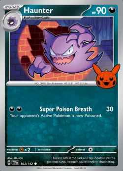 Pokemon - Haunter 103 - Trick or Trade 2024 - Halloween Stamp Promo von Pokémon