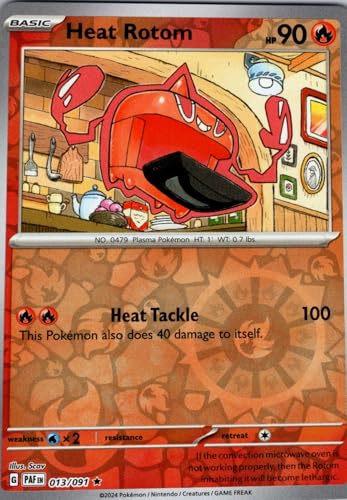 Pokemon - Heat Rotom 013/091 - Paldean Fates - Reverse Foil Einzelkarte von Pokémon