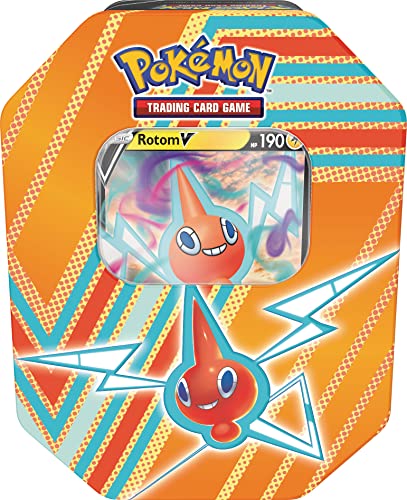 Pokémon Hidden Potential Tin - Rotom V (1 Folienkarte & 4 Booster Packs) von Pokémon