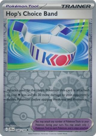 Pokemon - Hop's Choice Band /159 Journey Together - Reverse Foil - Einzelkarte von Pokémon