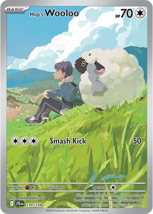Pokemon - Hop's Wooloo 170/159 - Reise zusammen - Illustration Rare - Folie Einzelkarte von Pokémon