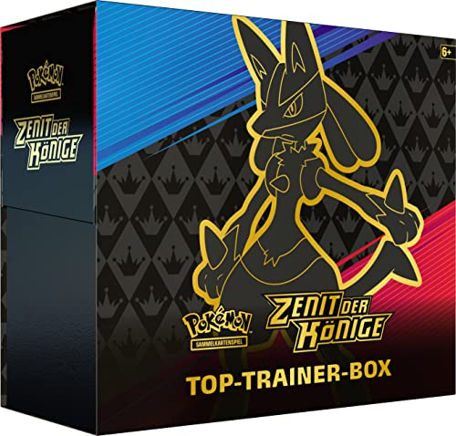 Pokémon-Sammelkartenspiel: Top-Trainer-Box Zenit der Könige (10 Boosterpacks & Premium-Zubehör) von Pokémon