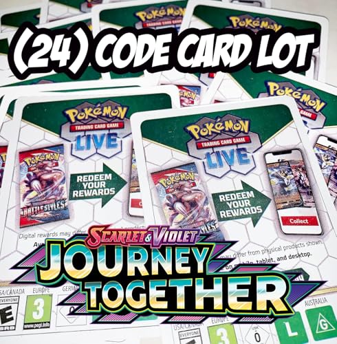 Pokemon – Journey Together Code-Kartenpaket – x24 – einlösbar auf Pokemon TCGLive Pokemon – Journey Together Code-Kartenpaket – x24 – einlösbar auf Pokemon TCGLive von Pokémon
