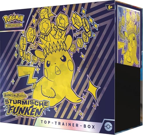 Pokemon Karmesin & Purpur Stürmische Funken Top Trainer Box - Deutsch NEU & OVP Pokemon Karmesin & Purpur Stürmische Funken Top Trainer Box - Deutsch NEU & OVP von Pokémon