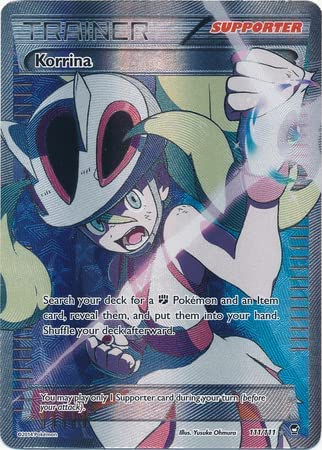 Pokemon Korrina 111/111 Ultra Rare Karte (XY Furious Fists) von Pokémon