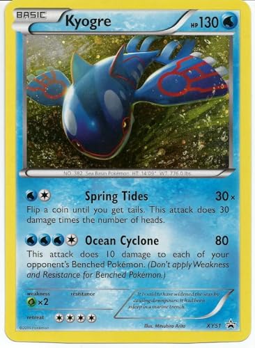 Pokemon – Kyogre – XY51 – Jumbo/Übergröße – Holo – XY Black Star Promo von Pokémon