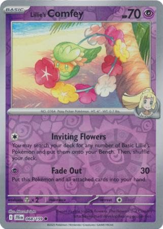 Pokemon - Lillie's Comfey 068/159 Journey Together - Reverse Foil - Einzelkarte von Pokémon