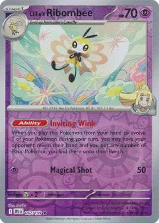 Pokemon - Lillie's Ribombee 067/159 Journey Together - Reverse Foil - Einzelkarte von Pokémon