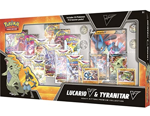 Pokémon Lucario V & Tyranitar V Heavy Hitters Premium Collection Box - EN von Pokémon