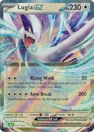 Pokemon - Lugia ex 017/034 CLV - !! Jumbo !! - Oversize - Sammelkarte - Pokemon Classic - Holo Folie - Einzelkarte Pokemon - Lugia ex 017/034 CLV - !! Jumbo !! - Oversize - Sammelkarte - Pokemon Classic - Holo Folie - Einzelkarte von Pokémon