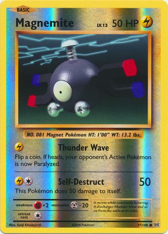 Pokemon - Magnemite (37/108) - XY Evolutions - Reverse Holo von Pokemon