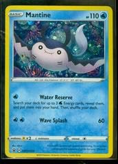 Pokemon - Mantine SWSH026 - Black Star Promo - Cosmos Holo - Einzelkarte von Pokémon