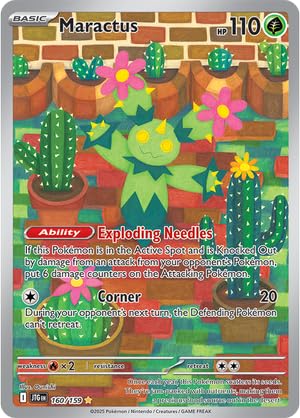 Pokemon - Maractus 160/159 - Gemeinsame Reise - Illustration selten - Folie Einzelkarte von Pokémon