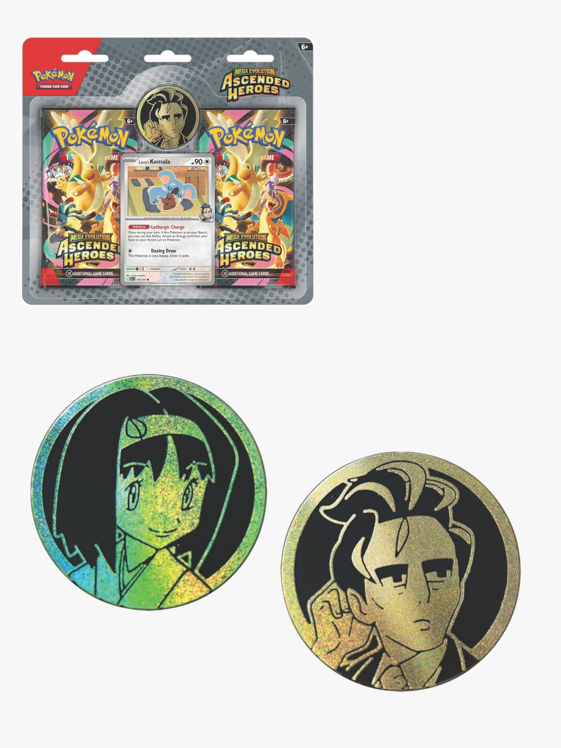 Pokémon Mega Evolution Ascended Heroes Sammelkarten Blister 2er-Pack von Pokémon