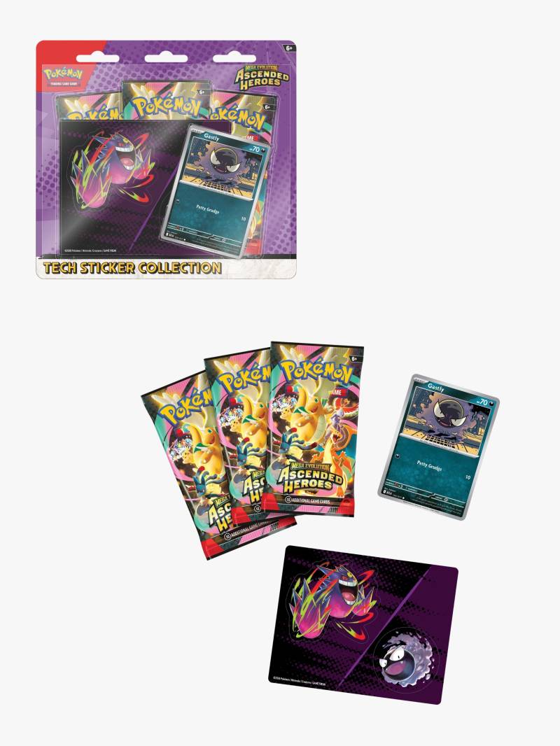 Pokémon Mega Evolution Ascended Heroes Tech Sticker &  Sammelkarten von Pokémon