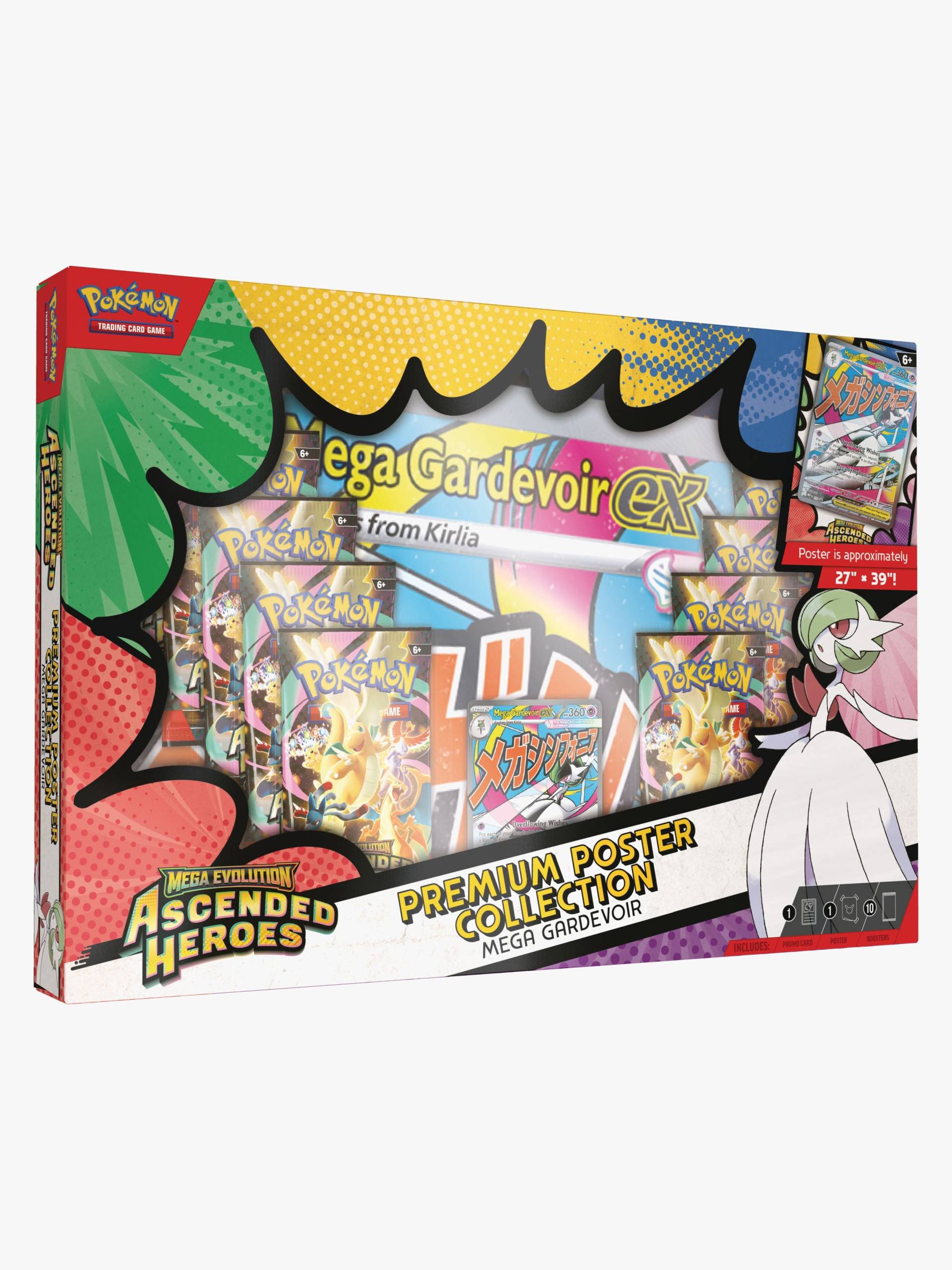 Pokémon Mega Evolution Sammelkarte &  Premium Poster Sammelbox von Pokémon
