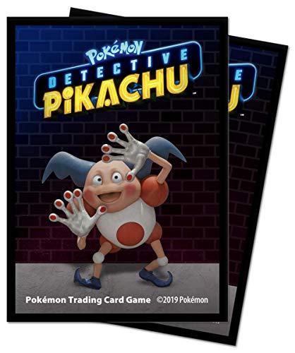 Pokémon E-15202 Ultra Pro-Detective Pikachu-Mr Mime Schutzhüllen, 65 Stück von Pokémon