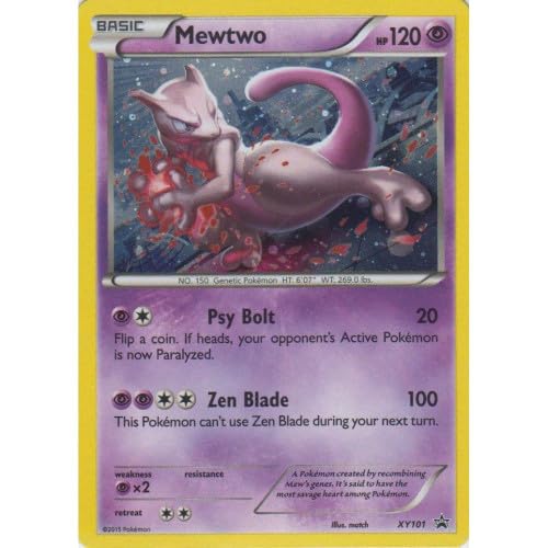Pokémon - Mewtwo (XY101) - XY Black Star Promos - Holo - 1 Karte von Pokémon