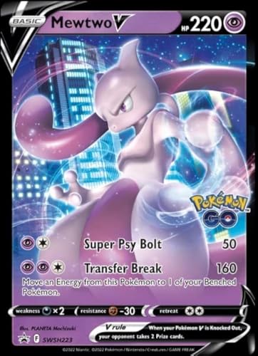 Pokemon - Mewtwo V -SWSH223 - Black Star Promo - Pokemon Go Pokemon - Mewtwo V -SWSH223 - Black Star Promo - Pokemon Go von Pokémon