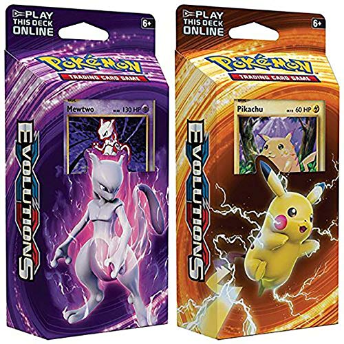 Pokemon Mewtwo & Pikachu XY Evolutions TCG Card Game Decks - 60 Cards Each Pokemon Mewtwo & Pikachu XY Evolutions TCG Card Game Decks - 60 Cards Each von Pokémon