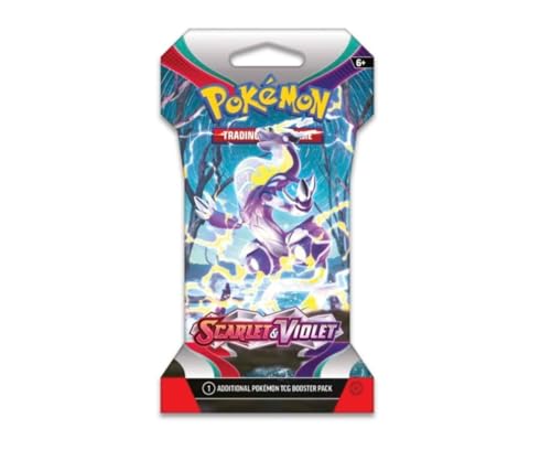 Pokemon Miraidon Booster mit Ärmeln, Scharlachrot und Violett Pokemon Miraidon Booster mit Ärmeln, Scharlachrot und Violett von Pokémon
