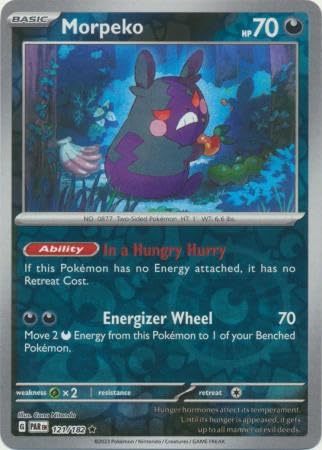 Pokemon - Morpeko 121/182 - Paradox Rift - Reverse Foil - Einzelkarte von Pokémon