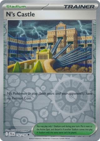 Pokemon - N's Castle 152/159 Journey Together - Reverse Foil - Einzelkarte von Pokémon