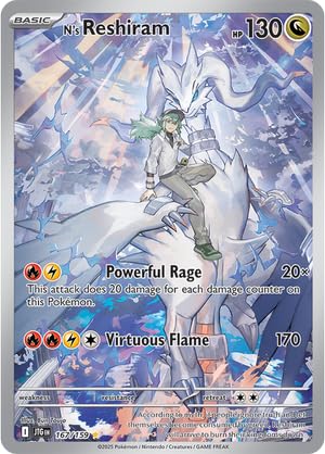 Pokemon - N's Reshiram 167/159 - Journey Together - Illustration Rare - Folien Einzelkarte von Pokémon
