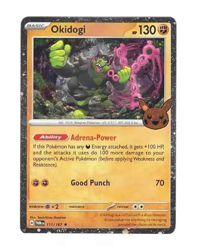 Pokemon - Okidogi 111 - Trick or Trade 2024 - Cosmos Holo - Halloween Promo von Pokémon