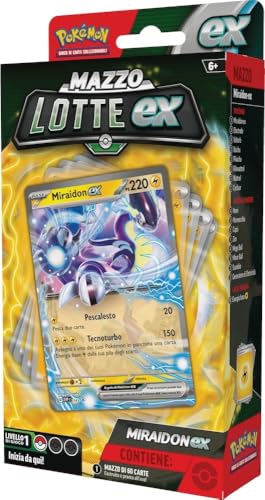 Pokémon 290-60489 Miraidon-ex Kampf-Deck TCG (60 Karten, gebrauchsfertig), italienische Ausgabe von Pokémon