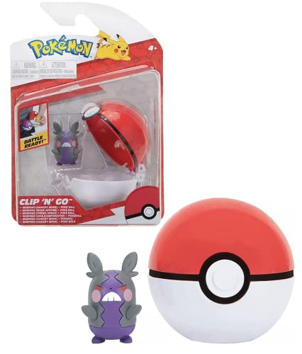 Pokémon PKW0158 - Clip and Go Pokéball - Morpeko & Pokéball, offizieller Pokéball mit beweglicher 5 cm Figur Pokémon PKW0158 - Clip and Go Pokéball - Morpeko & Pokéball, offizieller Pokéball mit beweglicher 5 cm Figur von Pokémon