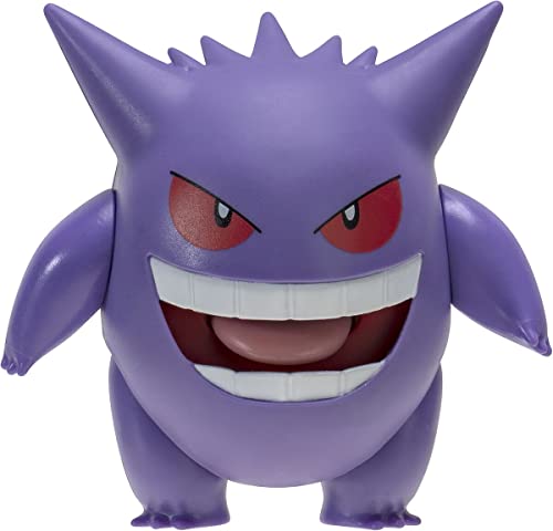 Pokémon PKW0359 - Battle Feature Figure - Gengar, offizielle bewegliche Figur, 11,5 cm von Pokémon