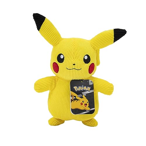 Pokémon PKW2389 - 20 cm Select Plüsch - Cord Pikachu, offizielles Pokémon Plüsch von Pokémon
