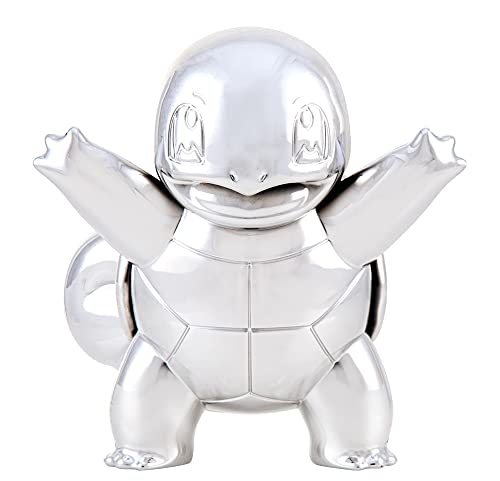 Pokemon EA 25th Celebration 7,6 cm Silber Squirtle Figur, Silber Pokemon EA 25th Celebration 7,6 cm Silber Squirtle Figur, Silber von Jazwares