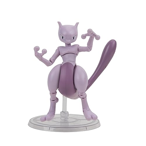Pokémon PKW2417-15cm Select Figure - Mewtu, offizielle bewegliche Figur von Pokemon