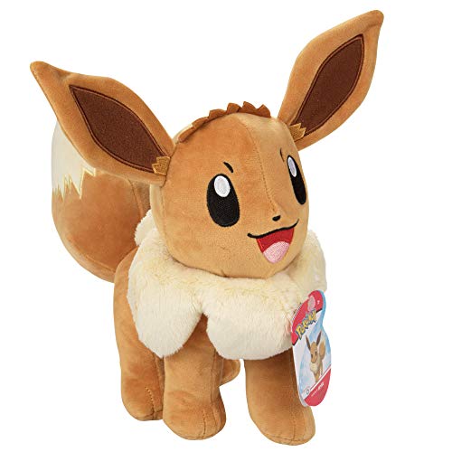 Pokémon PKW2456-30 cm Plüsch – Evoli/Eevee, offizielles Plüschspielzeug für Kinder 2+ von Pokemon