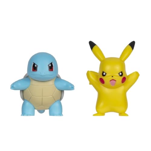 Pokemon Pikachu und Squirtle 5cm Spielzeugfigur. von Pokemon