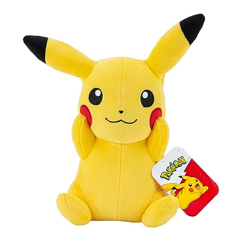 Pokémon PKW3074-20cm Plüsch - Pikachu, offizielles Plüsch von Pokémon