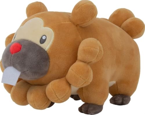 Pokémon PKW3078-20cm Plüsch - Bidiza, offizielles Plüsch von Pokémon