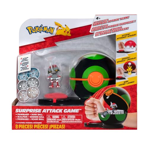 Pokémon PKW3172 - Surprise Attack Game Einzelpack - Gladiantri mit Finsterball, offizielle Figur mit Ball Pokémon PKW3172 - Surprise Attack Game Einzelpack - Gladiantri mit Finsterball, offizielle Figur mit Ball von Pokémon