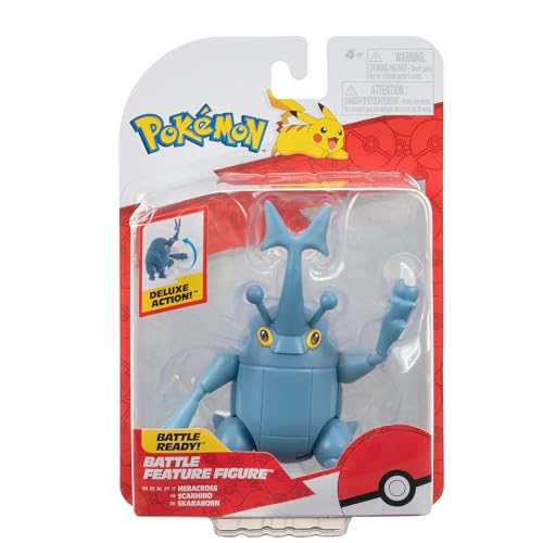 Pokémon PKW3420 - Battle Feature Figure - Skaraborn, offizielle bewegliche Figur, 11,5 cm Pokémon PKW3420 - Battle Feature Figure - Skaraborn, offizielle bewegliche Figur, 11,5 cm von Pokémon