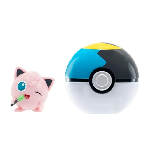 Pokémon PKW3627 Clip 'N' Go Jigglypuff inklusive 5,1 cm großer Kampffigur und Mondball-Zubehör, Mehrfarbig Pokémon PKW3627 Clip 'N' Go Jigglypuff inklusive 5,1 cm großer Kampffigur und Mondball-Zubehör, Mehrfarbig von Pokémon