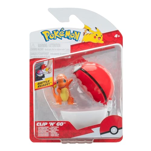 Pokémon PKW3635 - Clip'n'Go Poké Ball - Glumanda & Pokéball, offizieller Pokéball mit 5 cm Figur Pokémon PKW3635 - Clip'n'Go Poké Ball - Glumanda & Pokéball, offizieller Pokéball mit 5 cm Figur von Pokémon