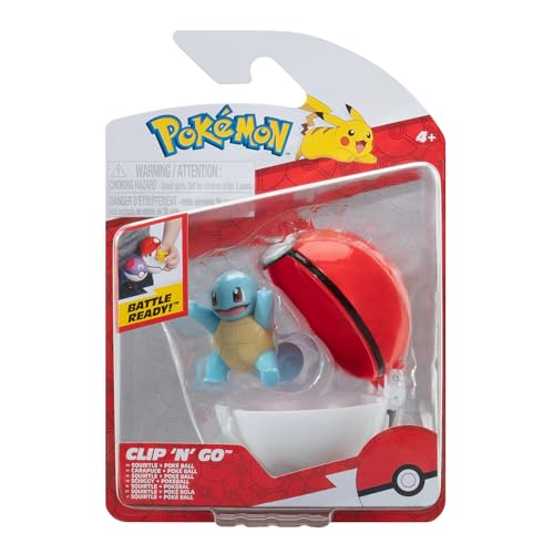 Pokémon PKW3636 - Clip'n'Go Poké Ball - Schiggy & Pokéball, offizieller Pokéball mit 5 cm Figur Pokémon PKW3636 - Clip'n'Go Poké Ball - Schiggy & Pokéball, offizieller Pokéball mit 5 cm Figur von Pokémon