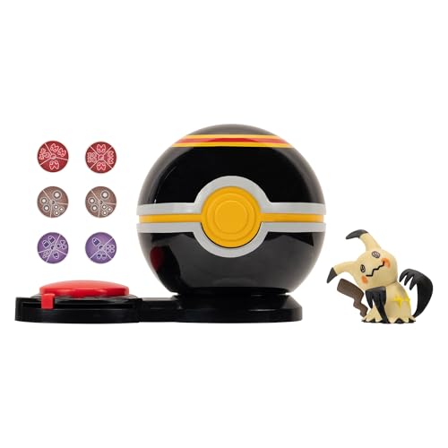 Pokémon PKW3721 - Surprise Attack Game Einzelpack - Mimigma mit Luxusball, offizielle Figur mit Ball Pokémon PKW3721 - Surprise Attack Game Einzelpack - Mimigma mit Luxusball, offizielle Figur mit Ball von Pokémon