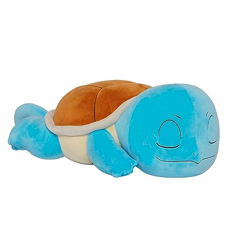 Pokémon PKW4320-45cm Schlafendes Plüsch - Schiggy, offizielles Pokémon Plüsch Pokémon PKW4320-45cm Schlafendes Plüsch - Schiggy, offizielles Pokémon Plüsch von Pokemon