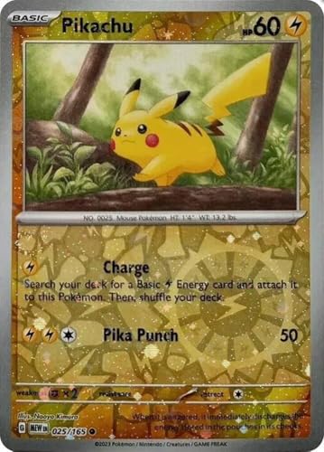 Pokemon - Pikachu 025/165 - Pokemon 151 - Promo Cosmos Reverse Folie - Costco Exclusive Einzelkarte Pokemon - Pikachu 025/165 - Pokemon 151 - Promo Cosmos Reverse Folie - Costco Exclusive Einzelkarte von Pokémon
