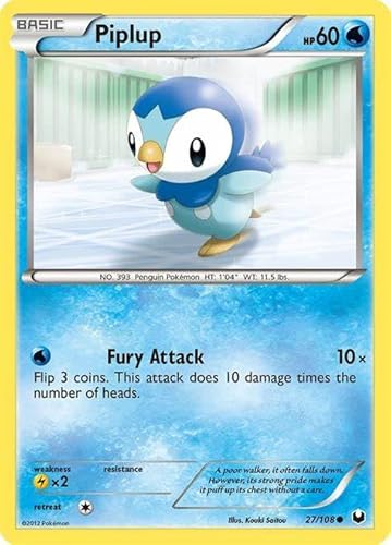 Pokemon - Piplup 27/108 - Dark Explorers - Einzelkarte von Pokémon